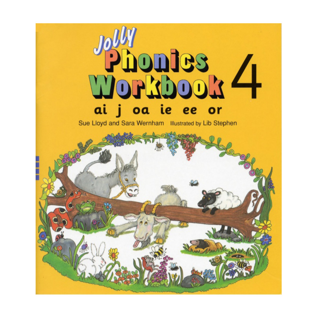 کتاب جولی فونیکس ورک بوک 4 Jolly Phonics Workbook 4