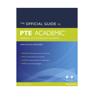 کتاب The Official Guide to the PTE Academic