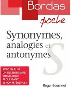 Synonymes analogies et antonymes