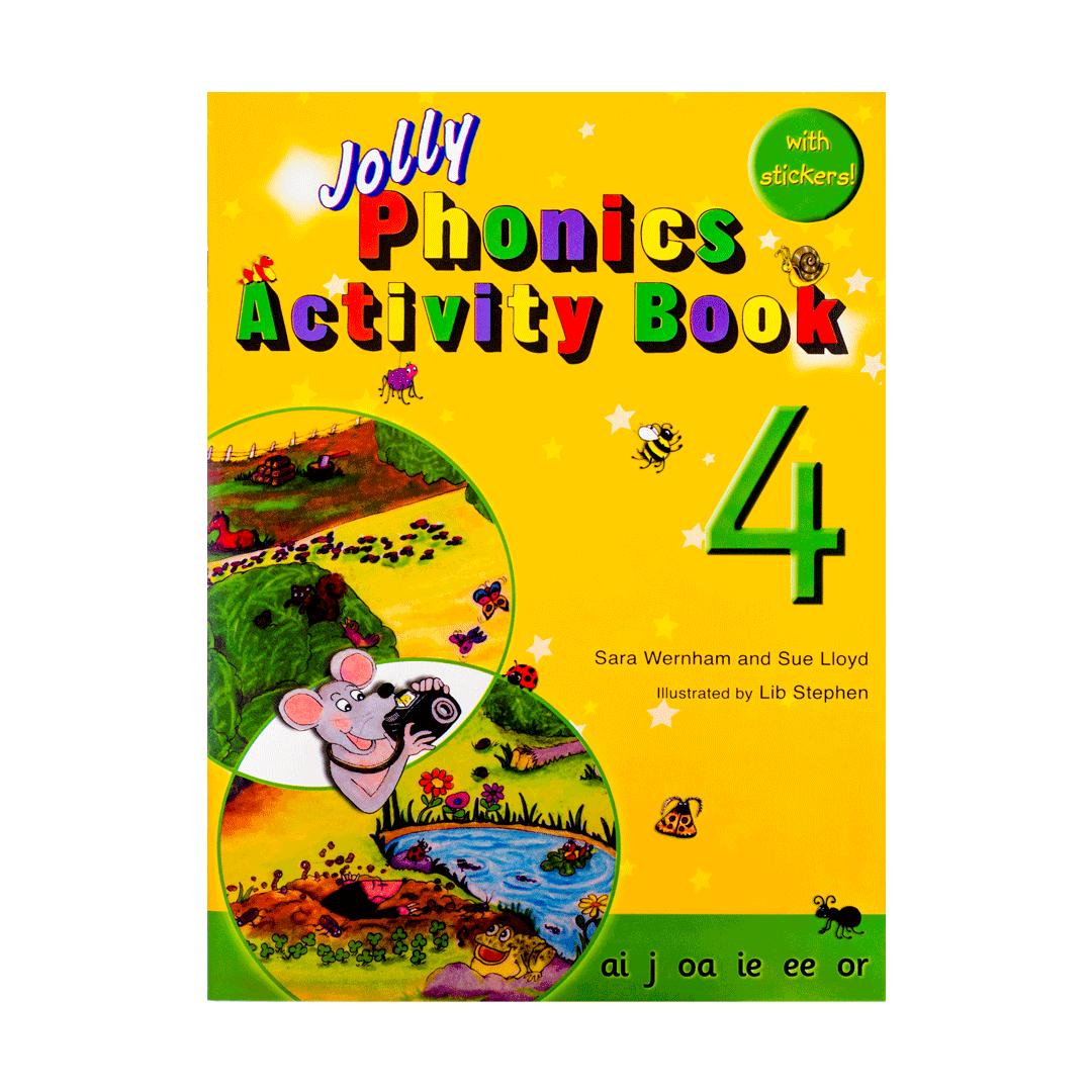 کتاب جولی فونیکس 4 اکتیوتی بوک Jolly Phonics Activity Book 4