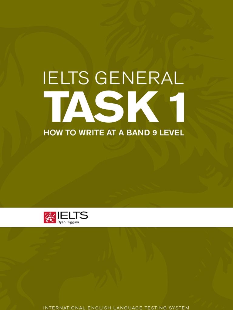 کتاب IELTS General Task 1: How to write at a band 9 level