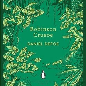 کتاب Robinson Crusoe by Daniel Defoe پارچه ای