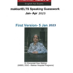 کتاب Makkar IELTS Speaking Guesswork Jan-Apr 2023