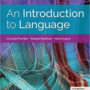 An Introduction to Language 11th by Fromkin - Rodman-Hyams