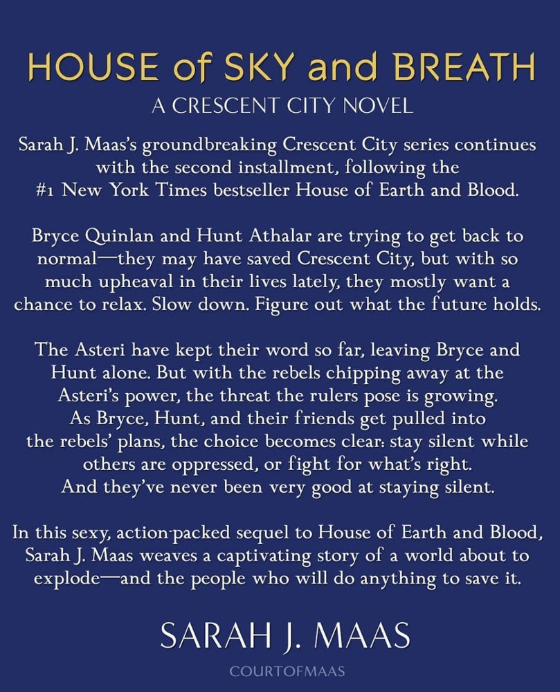 کتاب House of Sky and Breath by Sarah J. Maas جلد سخت