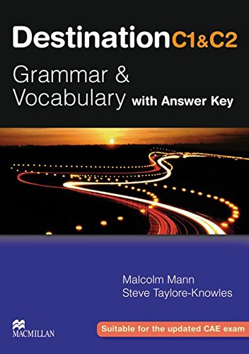 کتاب دیستینیشن Destination c1 and c2 Grammar and Vocabulary with Answer Key وزیری