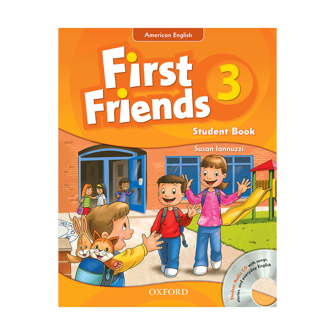 کتاب فرست فرندز 3 American First Friends 3 (SB+WB) تک جلدی وزیری