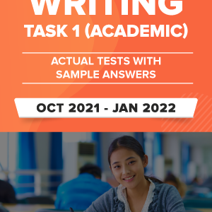 کتاب IELTS Writing Task 1 Academic Actual test Oct 2021 - Jan 2022