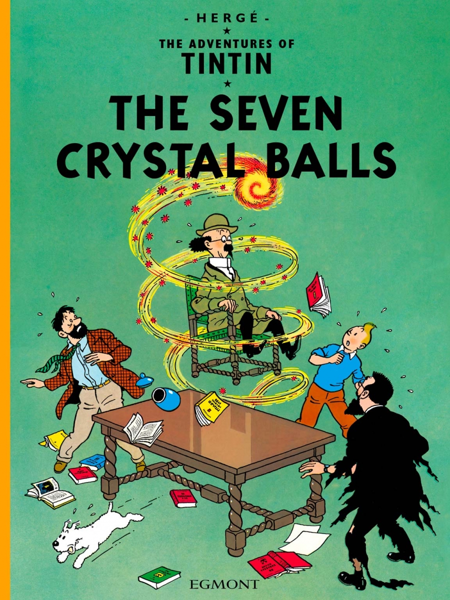 کتاب tintin The seven crystal balls
