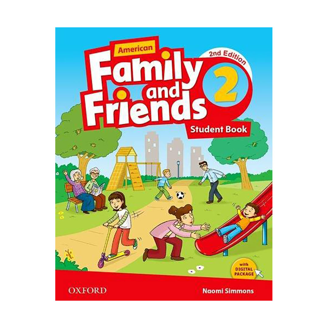 پک کامل کتاب زبان کودکان امریکن فمیلی اند فرندز 2 ویرایش دوم American Family and Friends 2 (2nd) پک کامل فمیلی