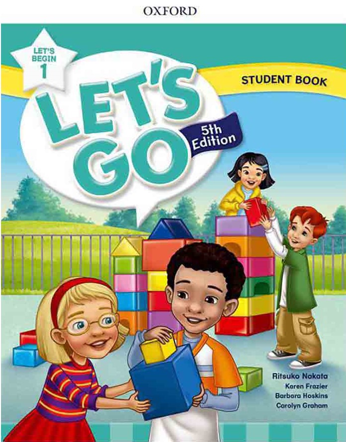 کتاب لتسگو بیگین 1 Lets Go Begin 5th 1 SB+WB رحلی