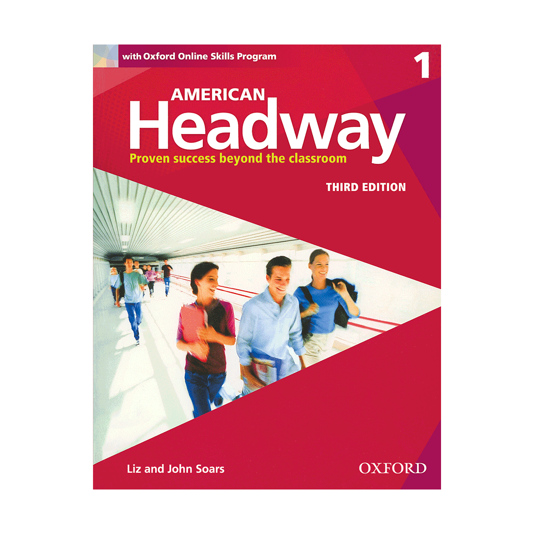 کتاب امریکن هدوی 1 ویرایش سوم American Headway 1 (3rd) SB+WB