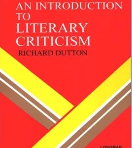 کتاب AN INTRODUCTION TO LITERARY CRITICISM