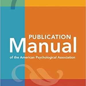 کتاب Publication Manual of the American Psychological Association: 7th Edition APA