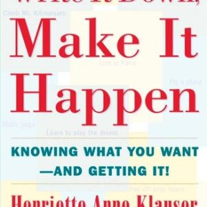 کتاب Write It Down Make It Happen