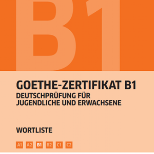 Goethe Zertifikat B1 Wortliste Deutsch