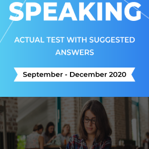 کتاب IELTS Speaking Actual tests September – December 2020