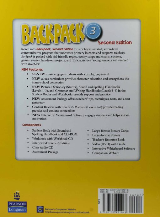 کتاب بک پک 3 Backpack 3 (SB+WB)