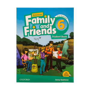 کتاب زبان کودکان آمریکن فمیلی اند فرندز 6 ویرایش دوم American Family and Friends 6 (2nd) SB+WB وزیری