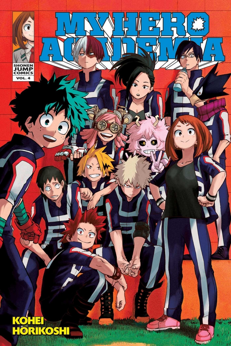 مانگا My Hero Academia Vol. 4 by Kohei Horikoshi