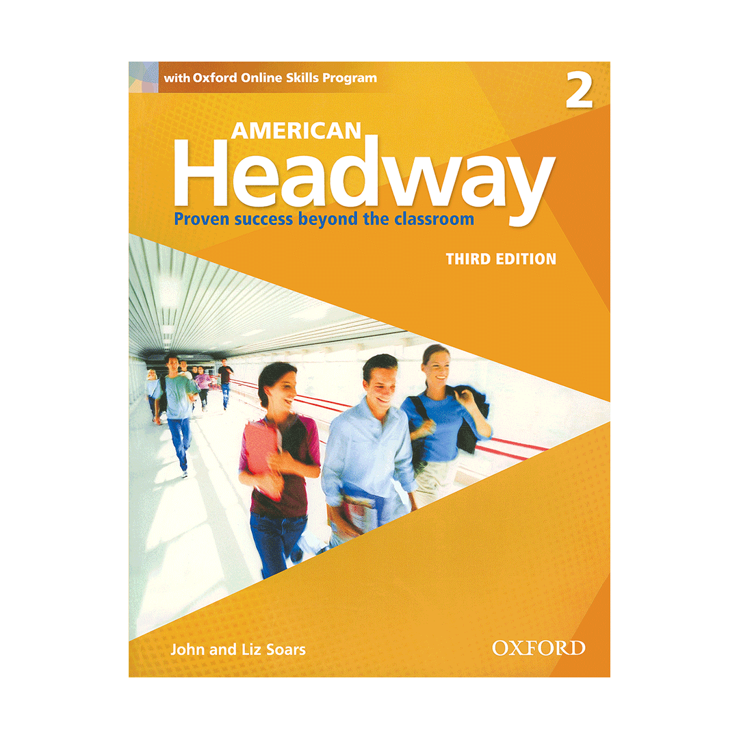 کتاب امریکن هدوی 2 ویرایش سوم American Headway 2 (3rd) SB+WB