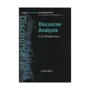 کتاب Discourse Analysis (oxford) widdowson