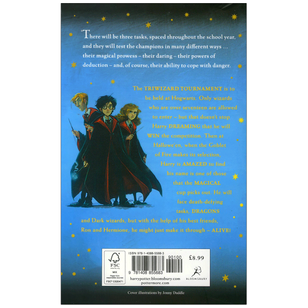 Harry Potter And The Goblet Of Fire-Book4 جلد سخت دو جلدی