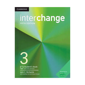 کتاب اینترچنج 3 ویرایش پنجم Interchange 5th 3 (S.B+W.B) رحلی