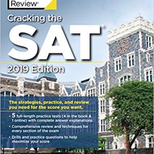 کتاب Cracking the SAT with 5 Practice Tests, 2019 Edition