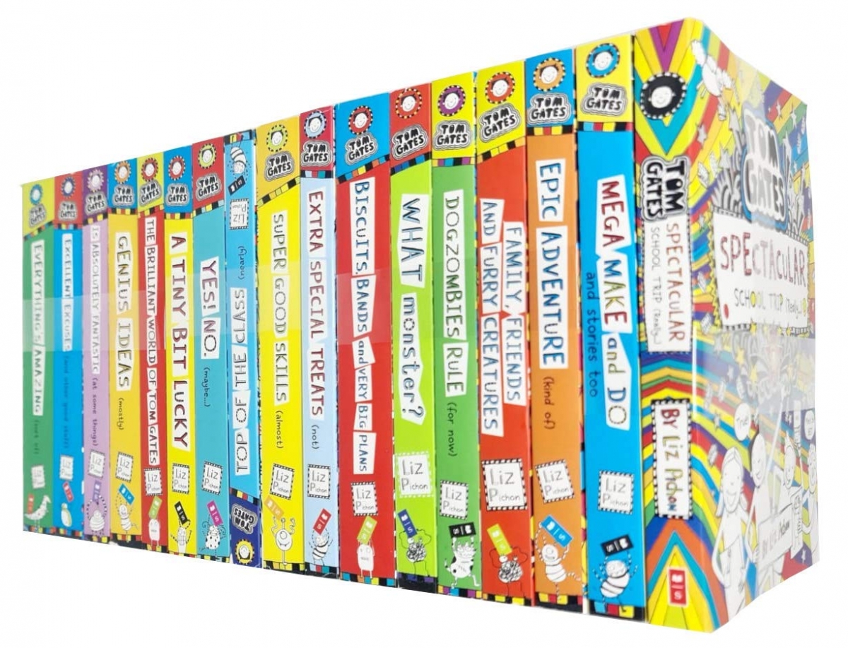 کتاب Tom Gates Book series by Liz Pichon مجموعه 22 جلدی