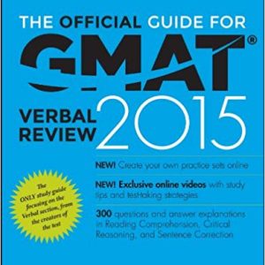 کتاب The Official Guide for GMAT Verbal Review 2015