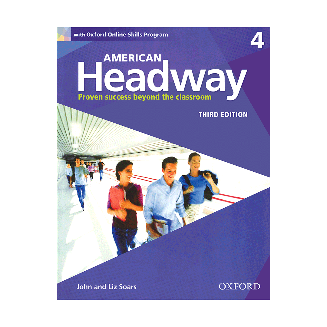 کتاب امریکن هدوی 4 ویرایش سوم American Headway 4 (3rd) SB+WB