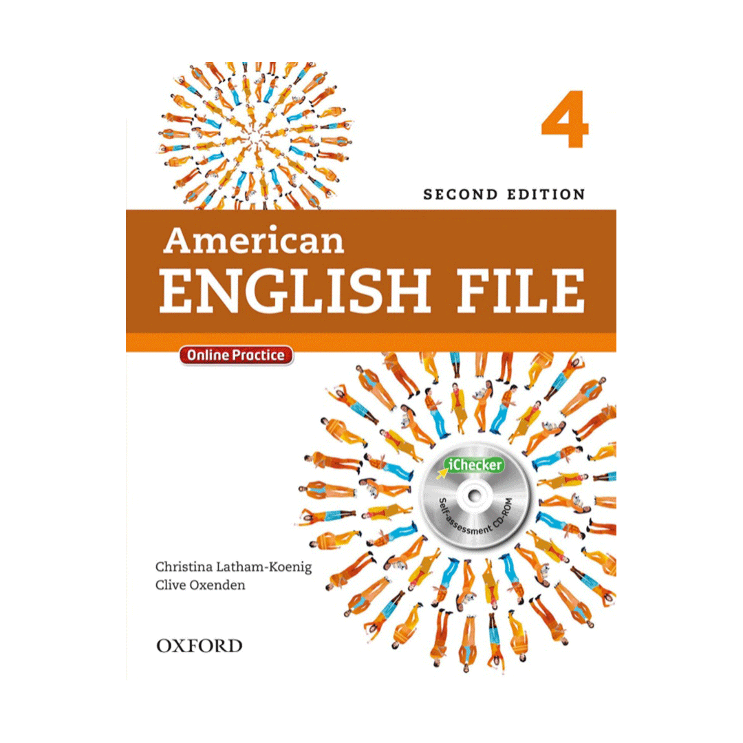 کتاب امریکن انگلیش فایل 4 ویرایش دوم American English File 4 (2nd) SB+WB