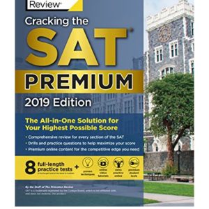 کتاب Cracking the SAT Premium Edition with 8 Practice Tests 2019
