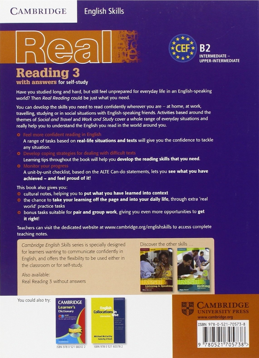 کتاب cambridge english skills real reading 3