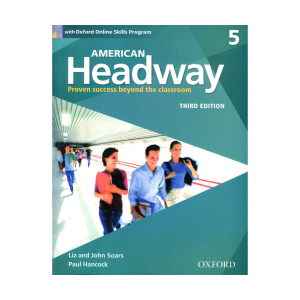 کتاب امریکن هدوی 5 ویرایش سوم American Headway 5 (3rd) SB+WB
