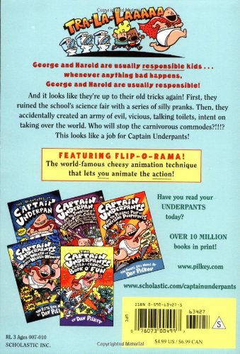 کتاب Captain Underpants and the Attack of the Talking Toilets (Captain Underpants 2)