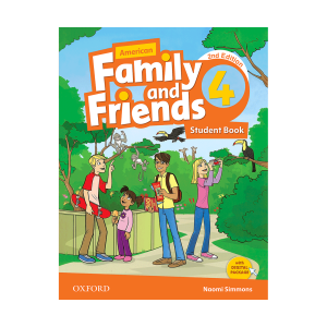 کتاب زبان کودکان امریکن فمیلی اند فرندز 4 ویرایش دوم American Family and Friends 4 (2nd) SB+WB وزیری