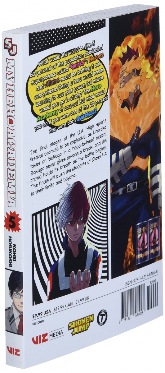 مانگا My Hero Academia Vol. 5 by Kohei Horikoshi