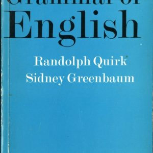 کتاب A university grammar of English