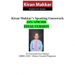 کتاب Kiran Makkar Speaking Guesswork Jan-Apr 2026 Final version
