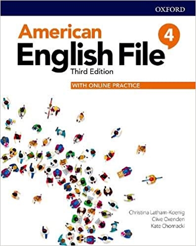 کتاب امریکن انگلیش فایل4 ویرایش سوم American English File 4 3rd SB+WB