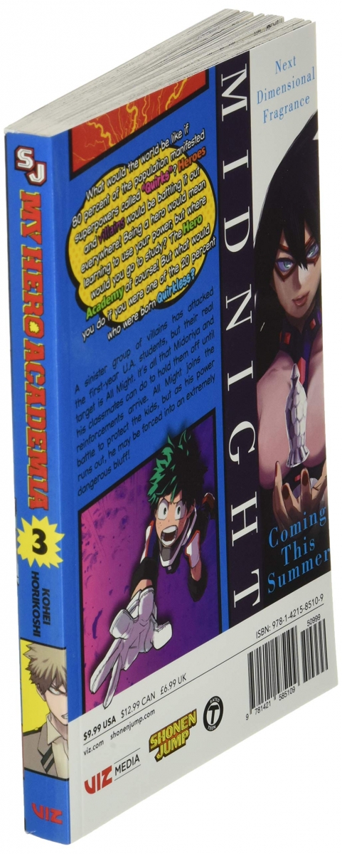 مانگا My Hero Academia Vol. 3 by Kohei Horikoshi