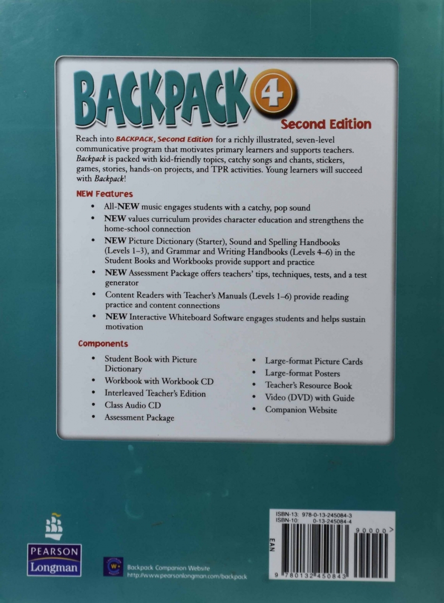 کتاب بک پک 4 Backpack 4 (SB+WB)