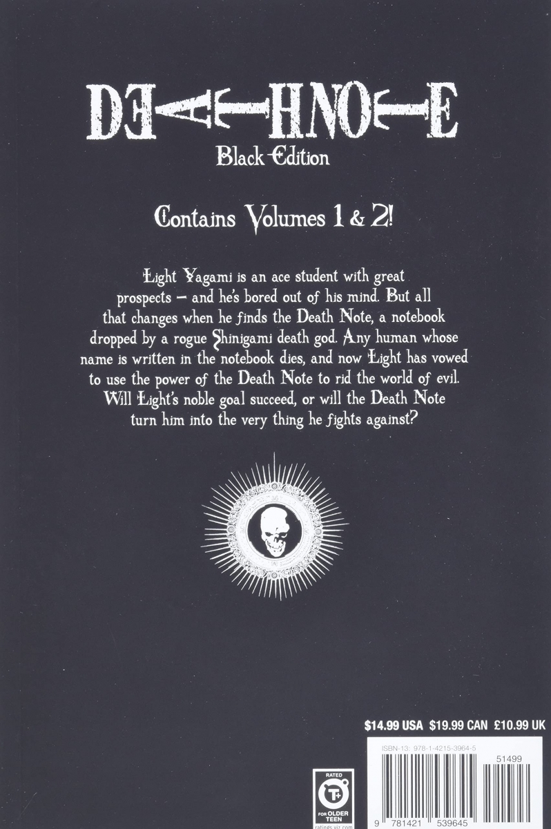 Death Note Black Edition Vol. 1 by Tsugumi Ohba