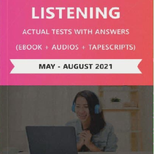 کتاب IELTS listening Actual test 2021 May - August