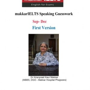 کتاب Makkar IELTS Speaking Guesswork Sep - Dec 2022