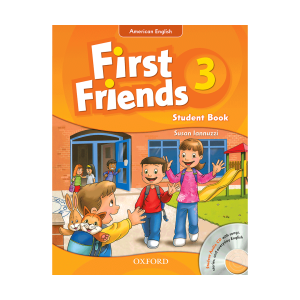 کتاب فرست فرندز 3 American First Friends 3 (SB+WB) تک جلدی وزیری