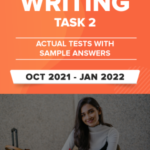 کتاب IELTS Writing Task 2 Actual Tests with Answers (Oct 2021 – Jan 2022)